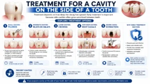 Treatment for a Cavity on the Side of a Tooth