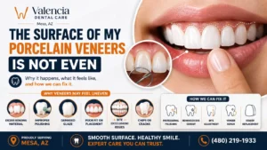 featured image The Surface of my Porcelain Veneers is not even
