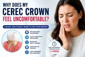 CEREC Crown Feel Uncomfortable